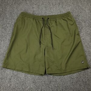 Outerknown Nomadic Volley Shorts 7" Mens XL Hybrid Lined Swim Trunks Olive Green